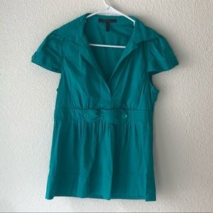 Turquoise BCBGMaxAzria Blouse